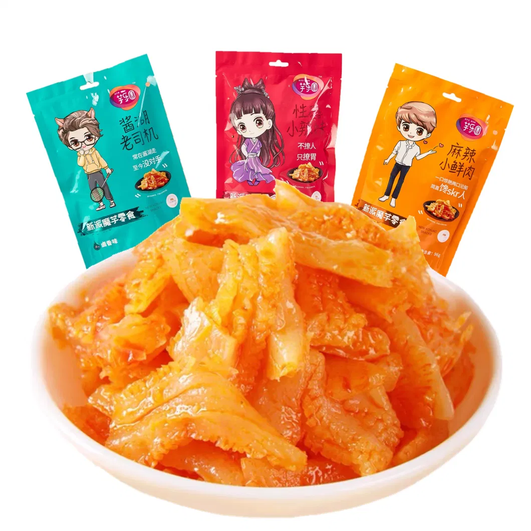 Lzy Traditional Snack Spicy Konjac Leisure Food Vacuum Packed Delicious Snack Low Calorie No Guilty
