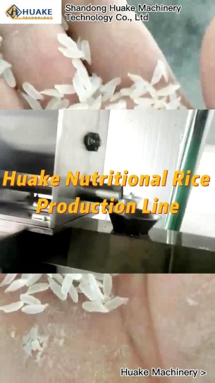 Automatic Artificial Nutrition Instant Inriched Rice Konjac Rice Processing Making Machine